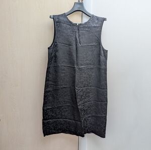 Theory Black Textured Mini Dress